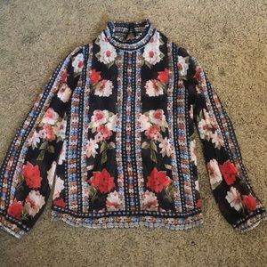 Chiffon long sleeve top